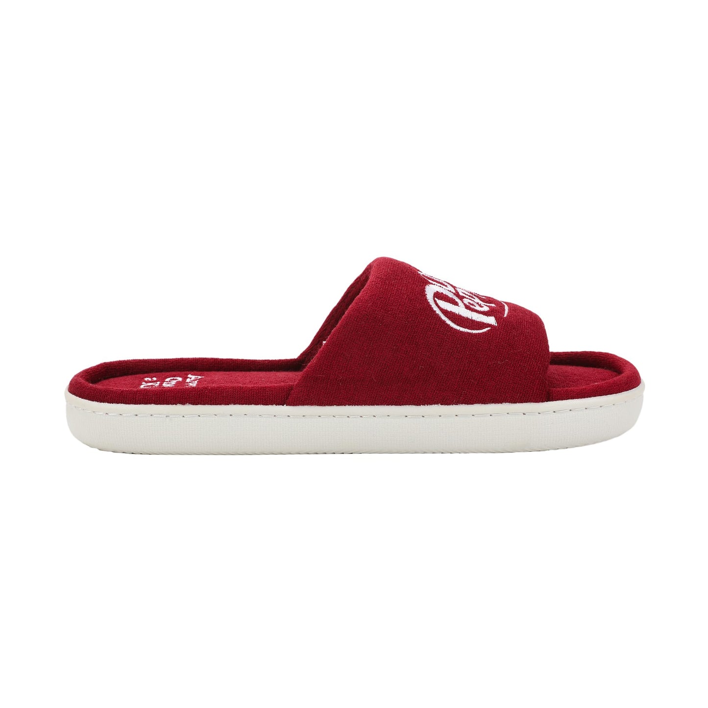 Bioworld Dr Pepper Always One Of A Kind Men's Red Slide Slippers -Small