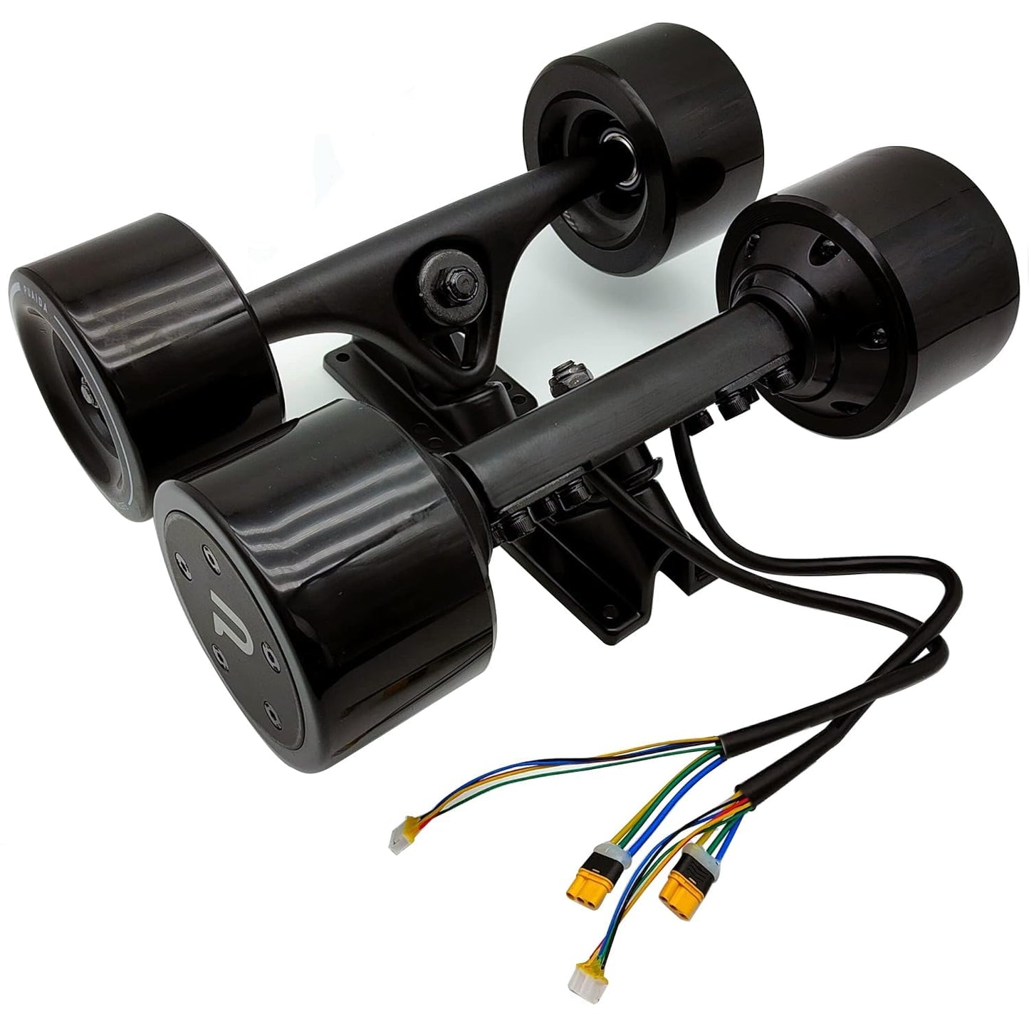 Dual Motor Set for Electric Skateboard 90mm Powered 10S 36V DIY Brushless Hub Motor Kit for Longboard Upgraded 77kv 300W 30 mph top Speed Skateboarding Equipment