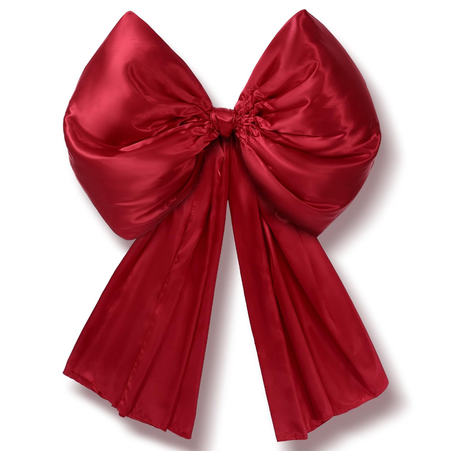 Daifunli 32 x 41 Inches Christmas Tree Topper Red Bow Extra Large Satin Bows Decorations for Home Christmas Tree Toppers Wreath Wall Birthday Wedding Engagement Bachelorette Baby Shower Party Decor