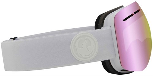 Dragon Unisex X1S Snow Sport Goggle - Whiteout Frame | Lumalens Pink Ion Lens