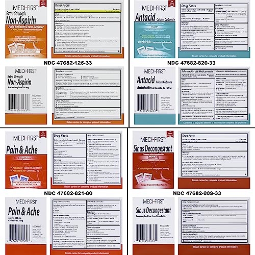 MFASCO 200 Piece All-Purpose First Aid Kit - Home and General Emergency Essentials - Plastic Box with Slide Locks - Ideal ...
