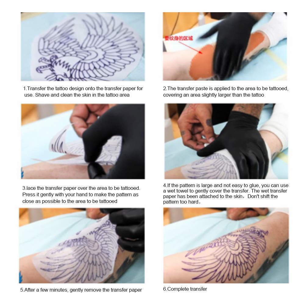 Tattoo Transfer Cream(51g), Gel Skin Solution Professional Tattoo Transfer Soap Stencil Tattoo Supplies Accessories for Beginner