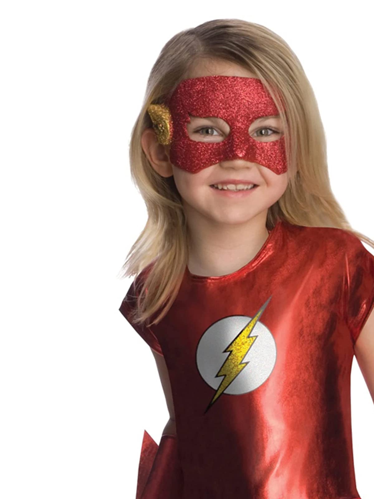 Rubies DC Comics Superheroes: The Flash Costume Dress for Kids, Girl's Medium