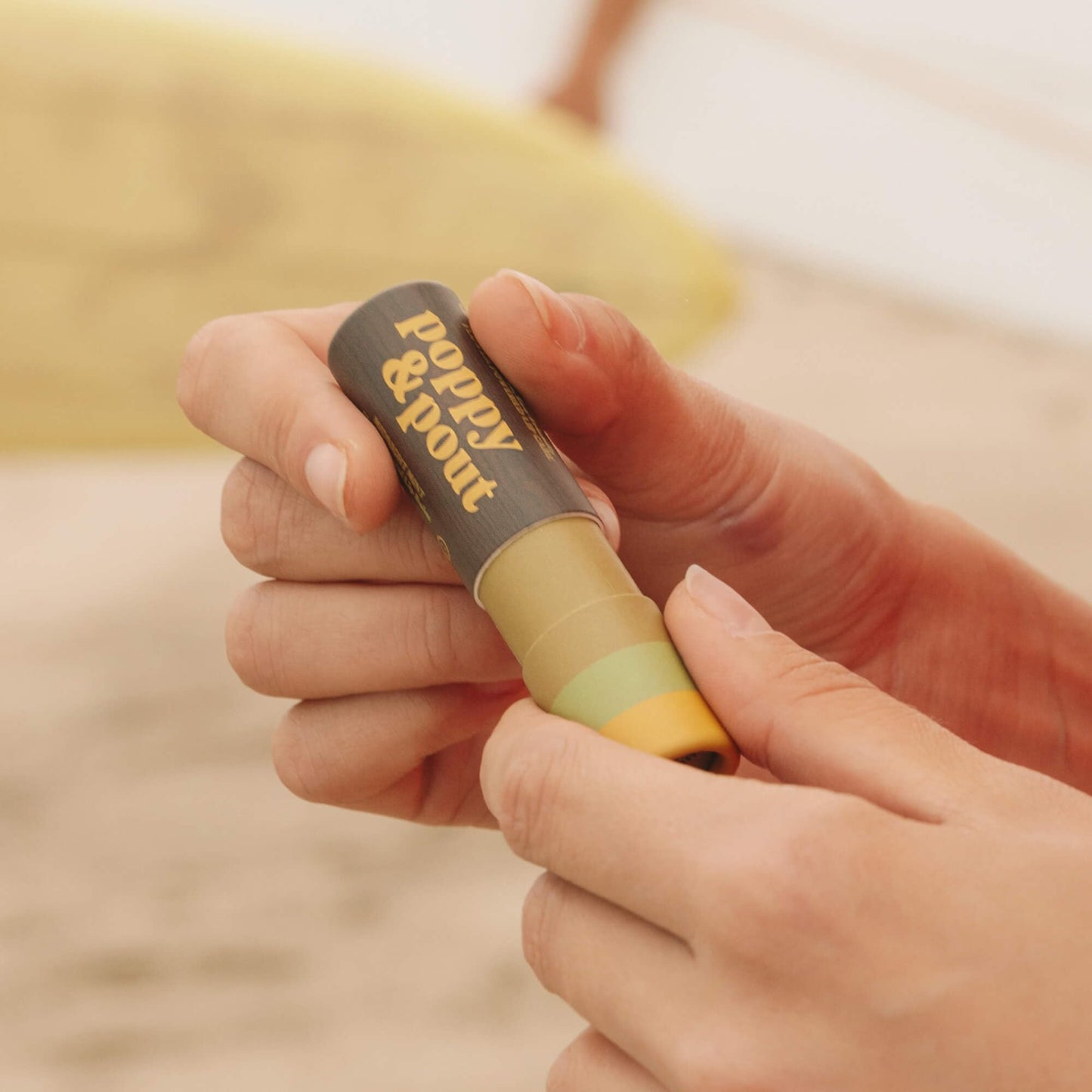Poppy & Pout Midnight Mint Jumbo Lip Balm | All Natural Lip Balms & Moisturizers | Hydrates with Beeswax, Vitamin E, Organic Coc