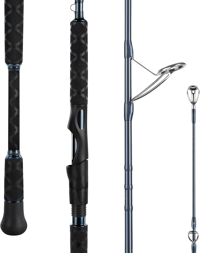 KastKing ReKon Saltwater Spinning Rod, KastFlex IM6 Carbon Graphite Blank, Zirconium Ceramic Guides, Graphite Locking Reel...