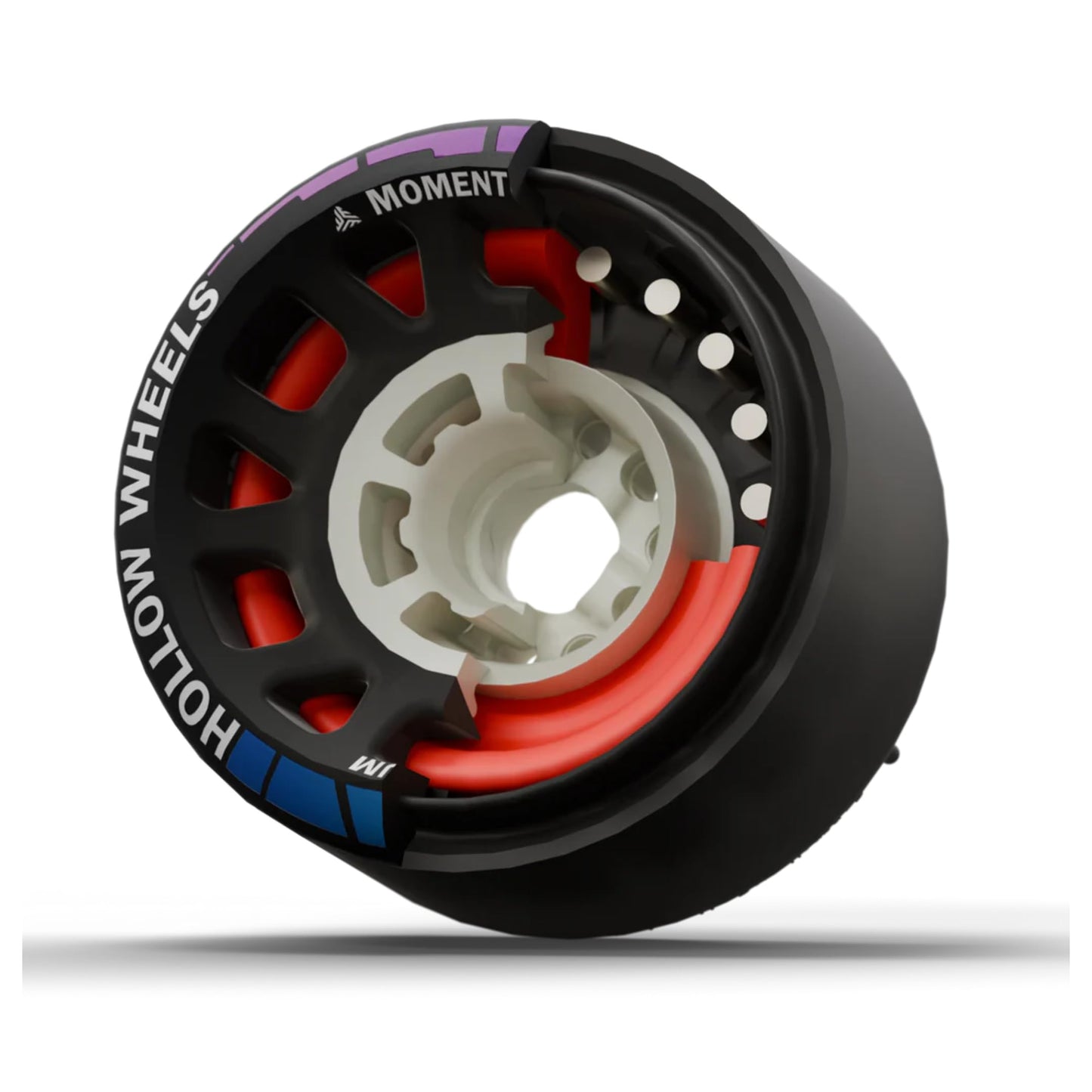 Hollow Wheels Performance V3 - Ultimate Electric Skateboard Wheels with Maximum Grip and Comfort - Fits Cruiser Skateboards and Meepo, Backfire, Boosted Board, Evolve, Exway, WowGo & More