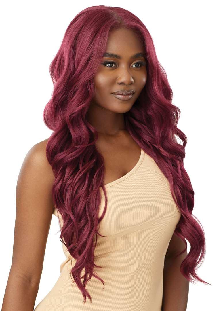 Outre Lace Front Wig - Perfect Hair Line 13X6 - Arnell (BURGUNDY)
