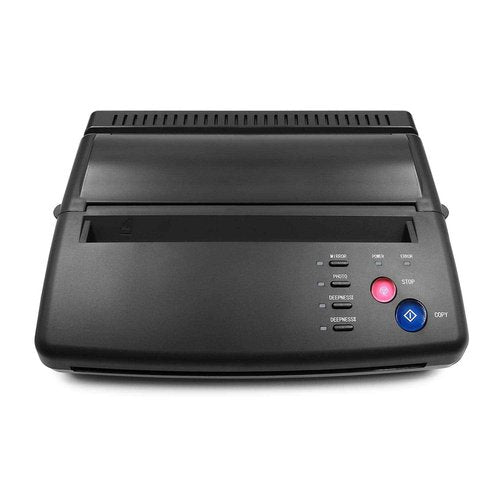 BIOMASER Tattoo Stencil Printer for Tattooing,Tattoo Printer Transfer Stencil Machine Drawing Thermal Maker Copier with 20 Transfer Papers（Black