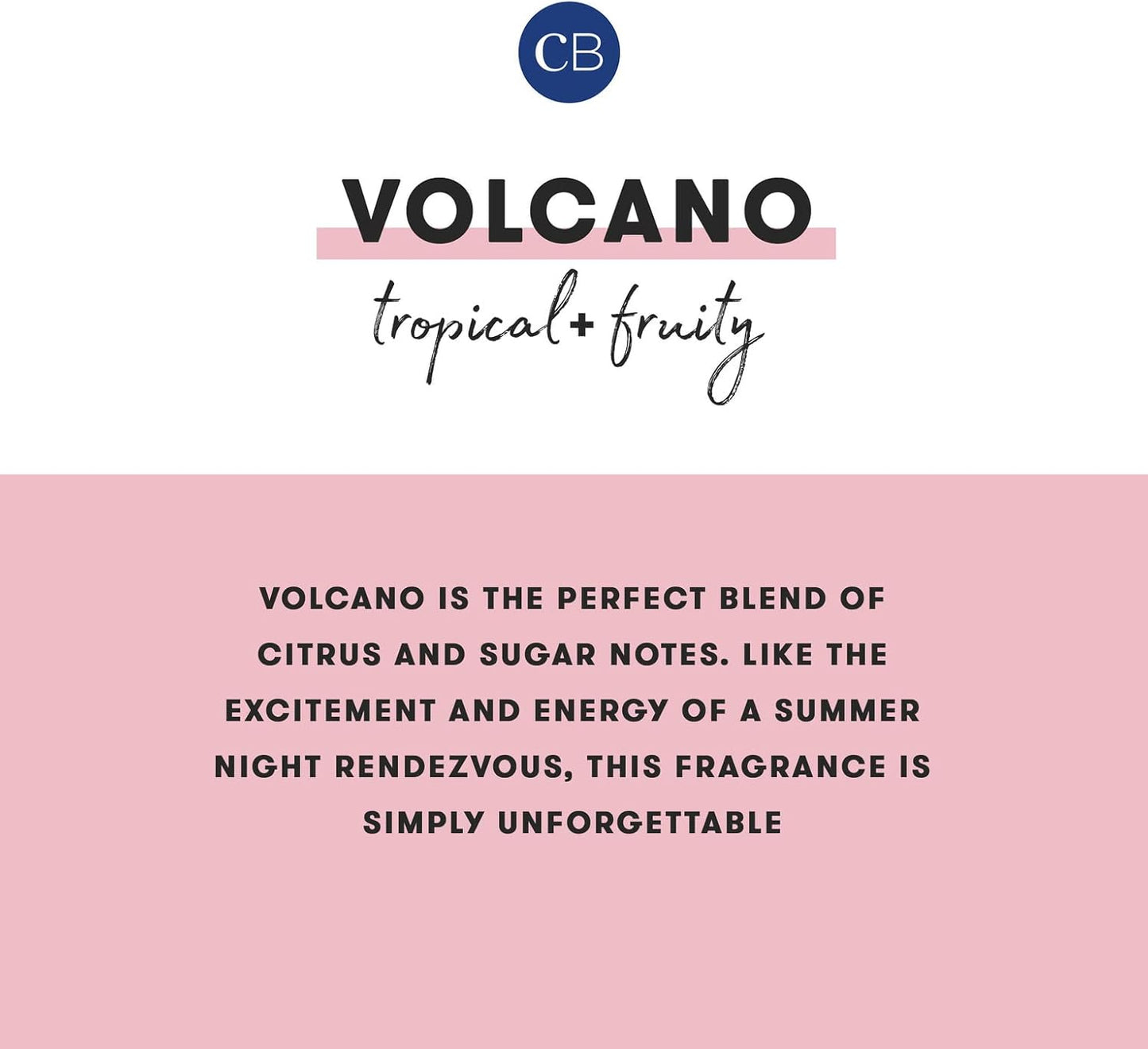 Capri Blue Volcano Scented Candles - Luxury Glass Jar Candles for Home Scented with Tropical Fruit & Sugared Citrus - Soy Wax Blend - Capri Blue Volcano - Black Color (8 oz)