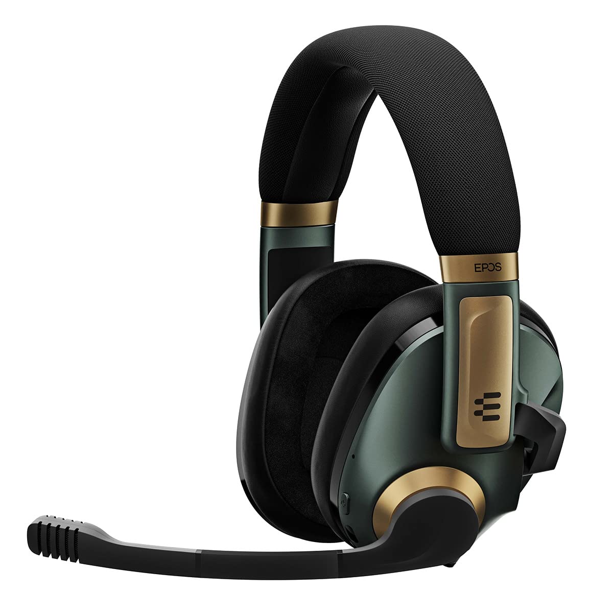 EPOS H3Pro Hybrid Gaming Headset - Noise-Cancelling, Bluetooth, Faux Leather, All-size - Racing Green