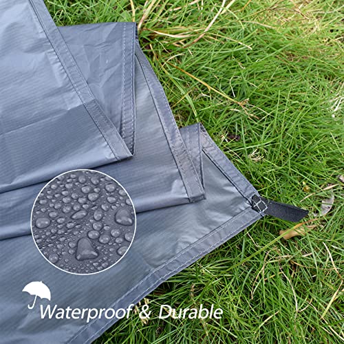 GEERTOP Portable Waterproof Tent Footprints Lightweight Camping Tent Ground Sheet Mat Sunshade Shelter for Outdoor Backpac...