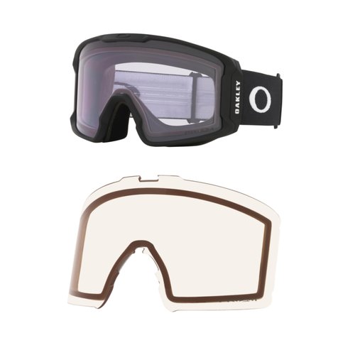 Oakley Line Miner Medium Prizm Clear REPLACEMENT LENSES AOO7070ILS Ski Goggles For Men For Women + Bundle Microfiber Pouch