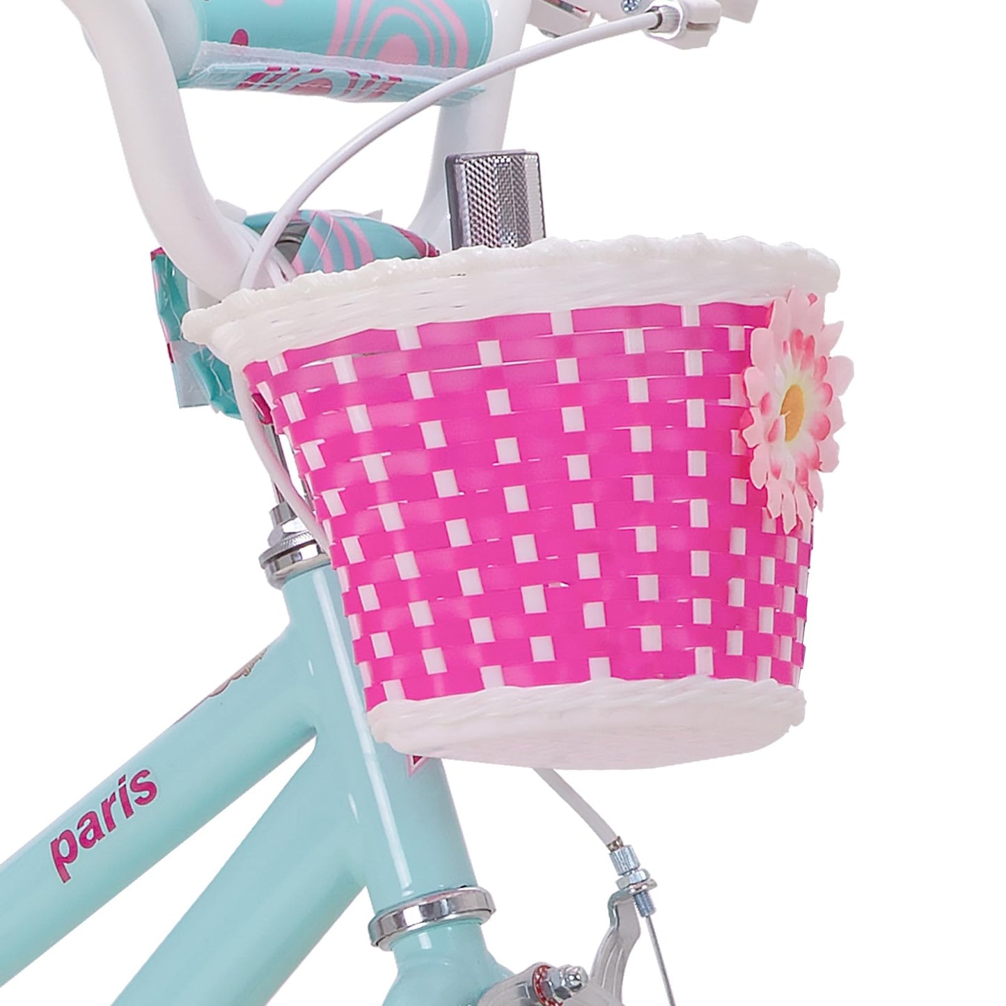 JOYSTAR 16 Inch Girls Bike with Training Wheels for 4-7 Years Old Kids Birthday Gift Children Bicycle with Training Wheels and Hand Brake Kids' Bicycles Blue