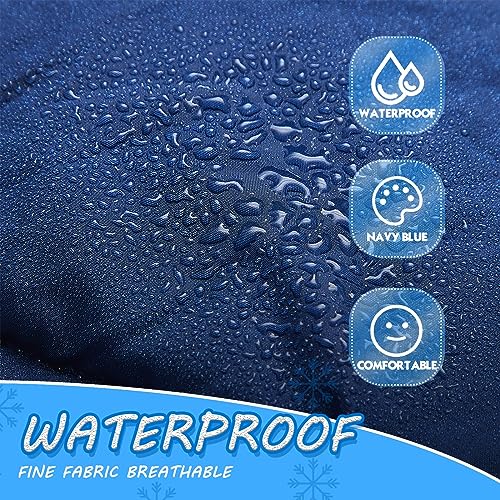 Preboun Thermal Poncho Wearable Hooded Blanket Winter Poncho Wearable Sleeping Bag Water Resistant Windproof for Men Women