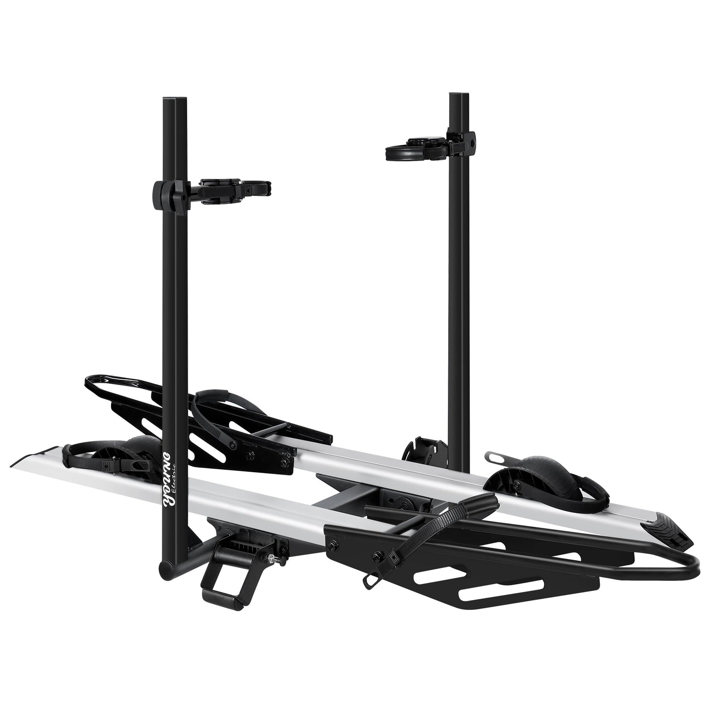 Young Electric 200 lbs. Hitch Mount Bike Rack, fits Cars, SUVs, RVs, Trailers with 2 Inch Receiver