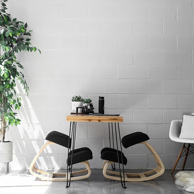 Sleekform Austin Kneeling Chair - Home Office Ergonomic Computer Desk Stool For Active Sitting