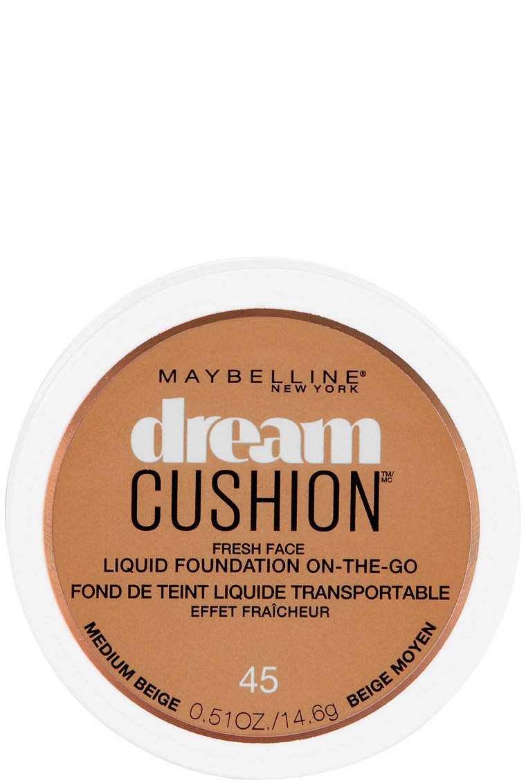 Maybelline New York Dream Cushion Fresh Face Liquid Foundation, Medium Beige, 0.51 Ounce