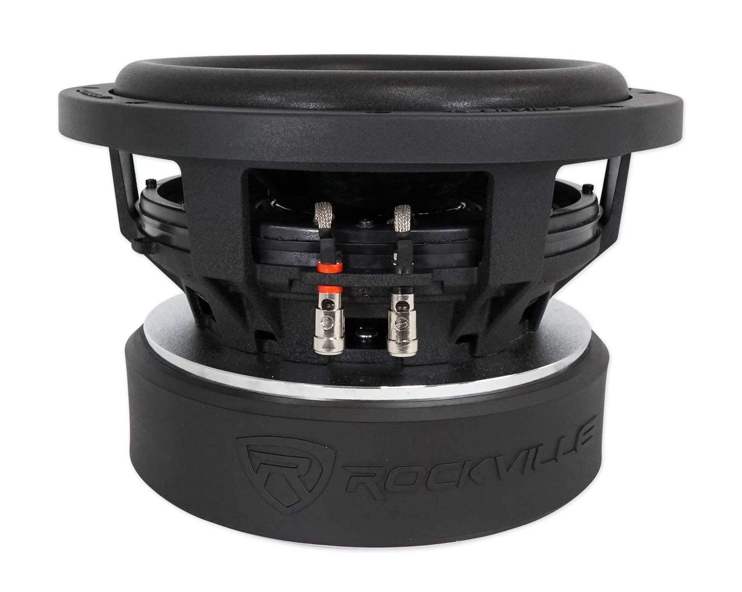 Rockville Punisher 10D2 10" Dual 2-Ohm Car Subwoofer 5000W Peak, 1250W RMS, Black, Aluminum, CEA Rated