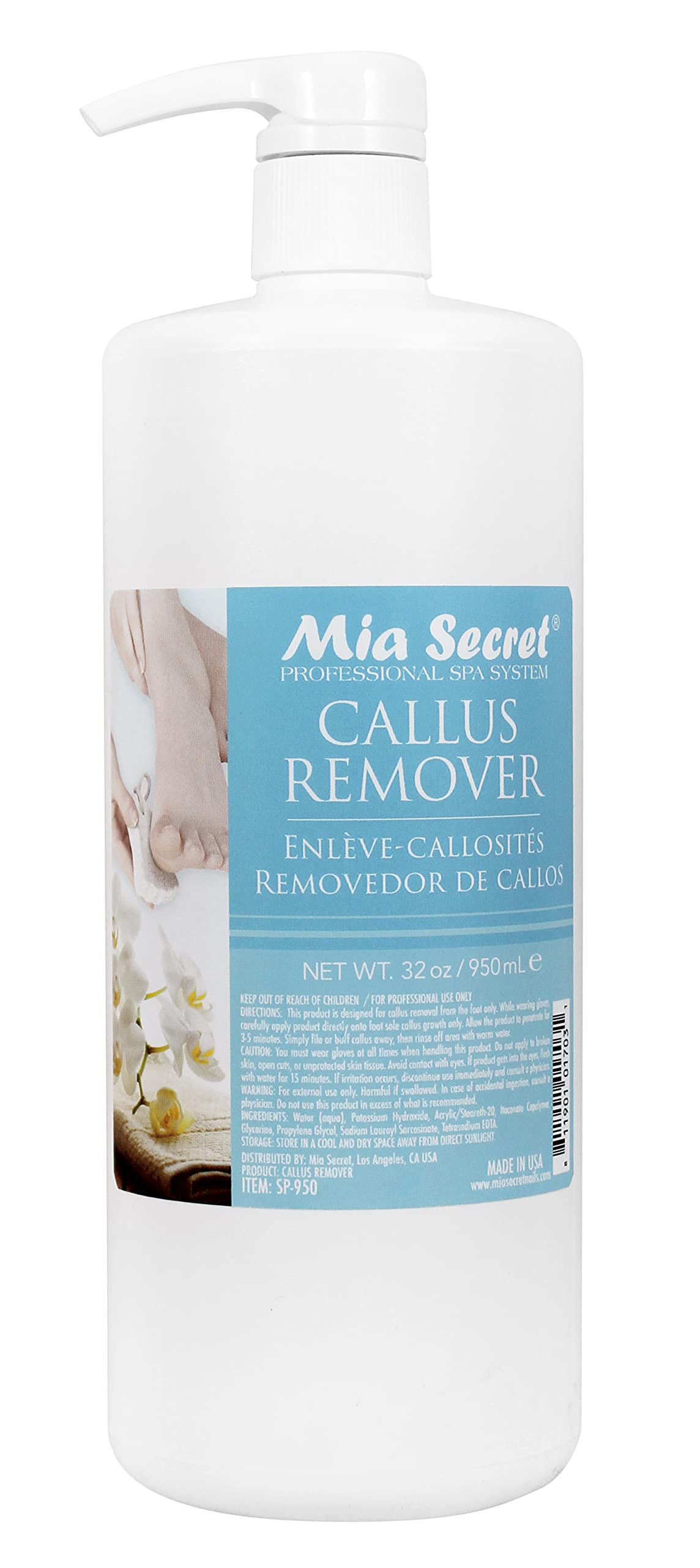 Mia Secret Foot Scrubber (32oz) - Pumice Foot Care Scraper