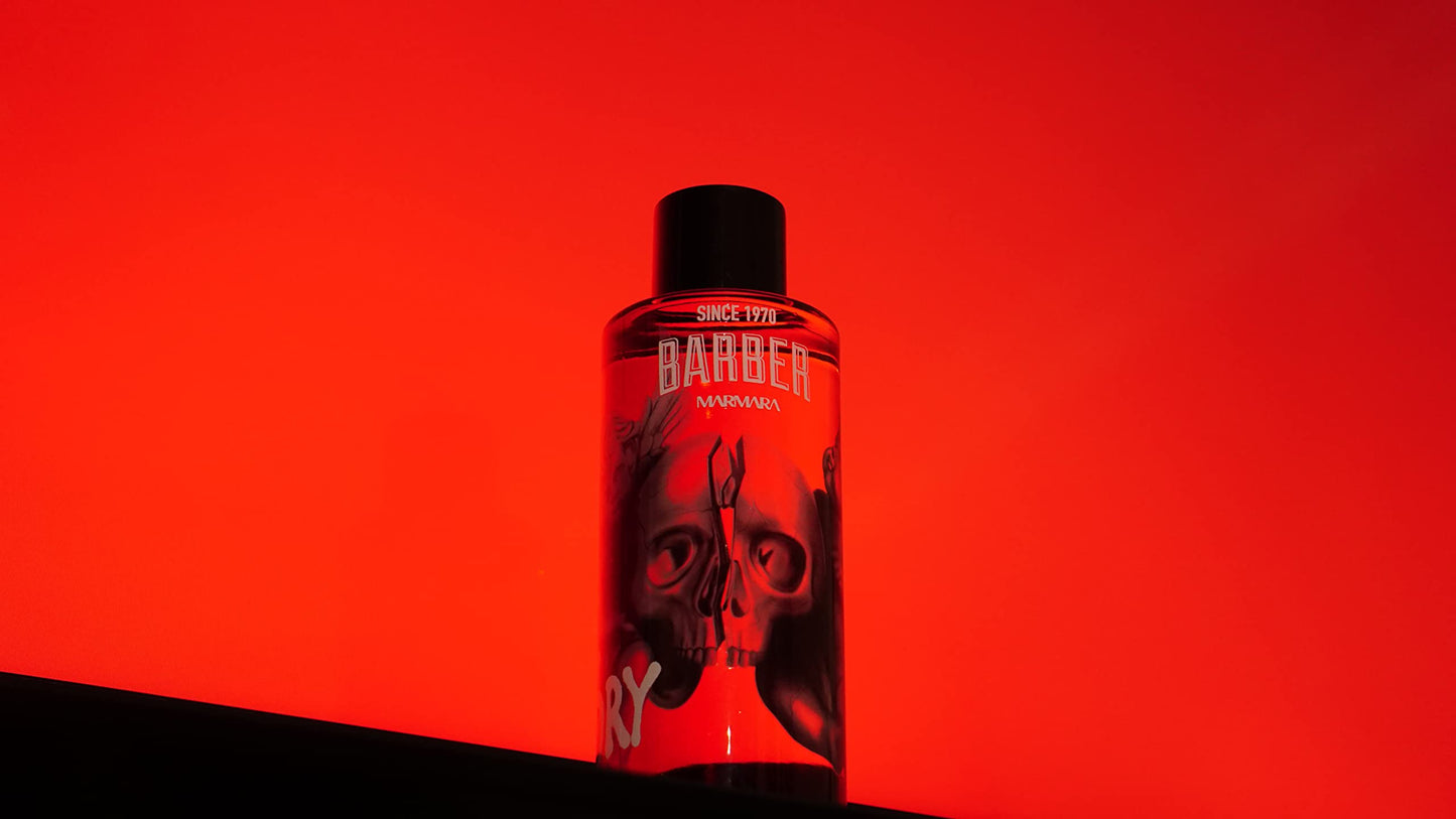 Marmara Barber Cologne - Best Choice of Modern Barbers and Traditional Shaving Fans Limited Edition Glass Bottle in Gift Box (500 ml, Love Memory)