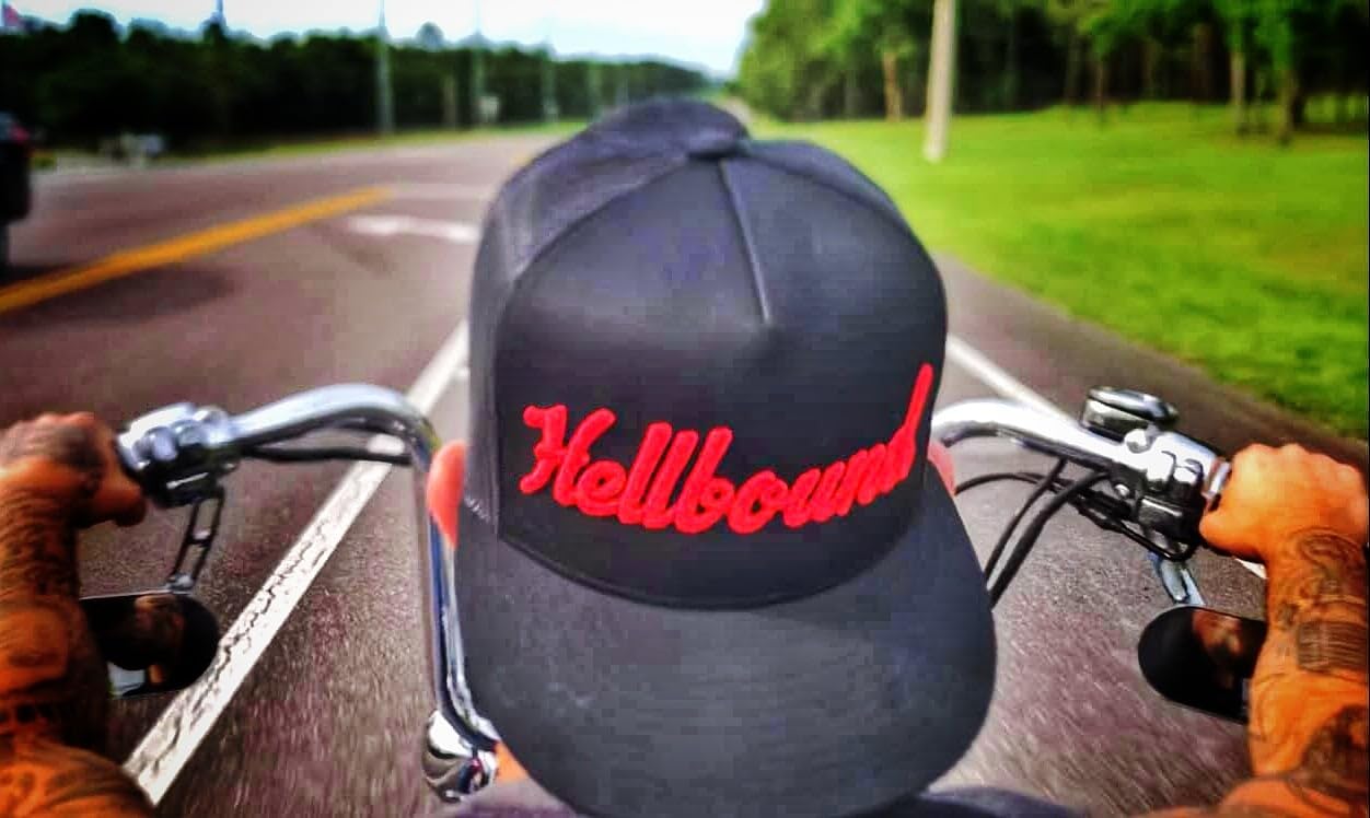 RED DEVIL CLOTHING Hellbound Flat Bill Black