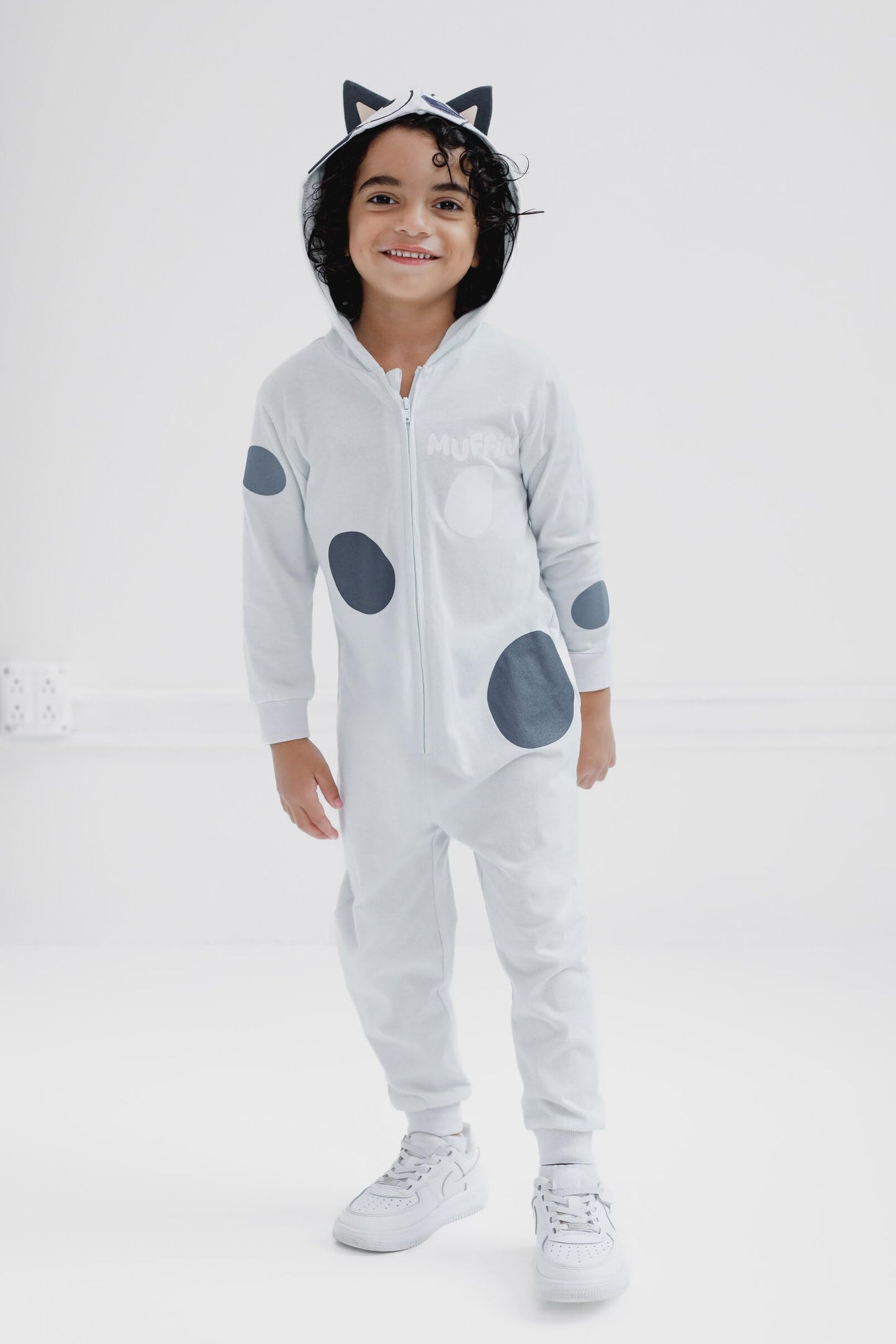 Bluey Muffin Infant Baby Boys Zip Up Cosplay Coverall 12 Months