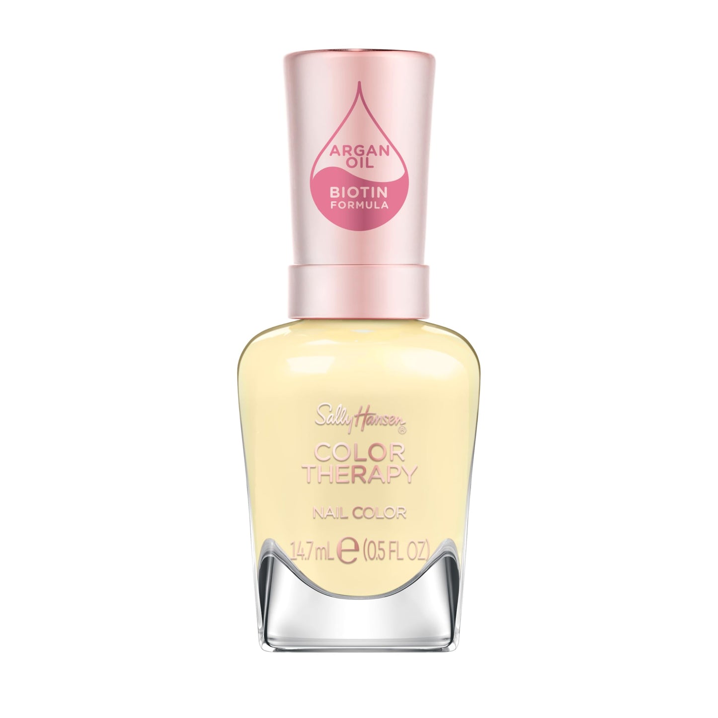 Sally Hansen Color Therapy, Ray of Light, Argan Oil, Long Lasting, Healthy Nails, Yellow Nail Polish