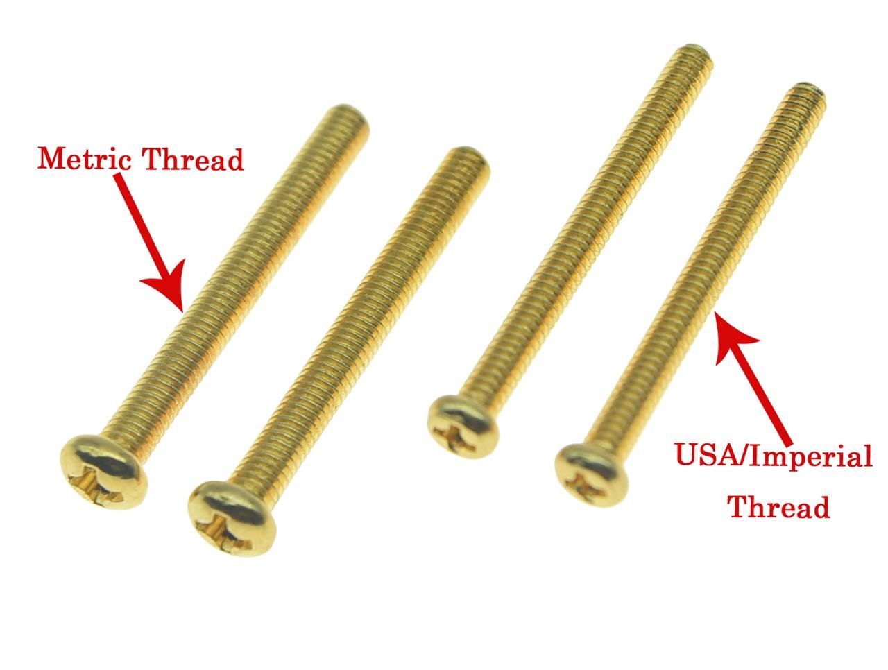 Kaish Pack Of 20 American Thread Humbucker Pickup Height Screws Guitar Humbucker Pickup Screws With Springs For Usa Thread Picku