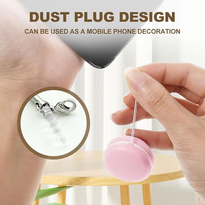 Macaron Phone Screen Cleaner, 2026 New Mobile Phone Screen Wipe, Portable Cell Phone Screen Cleaning Tool, Multifunctional Eyeglasses Cleaner for Office Travel (8PCS)