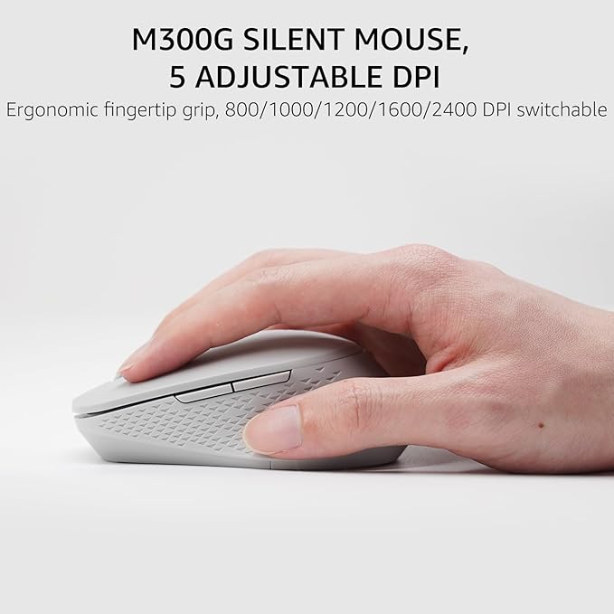 Rapoo Wireless Keyboard and Mouse Combo, Blade-Series E9310M 99-Key Ultra-Thin Keyboard and M300G Silent Mouse, Support 4 Devices, Quiet, Compact, Battery Powered, for Windows/Mac/Linux/Chrome