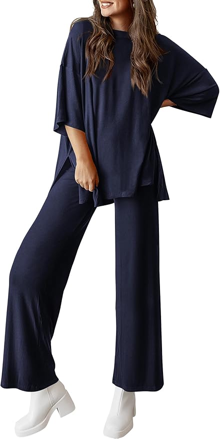 PRETTYGARDEN Two Piece Sets for Women Summer Fashion Lounge Matching Set 2026 Spring Travel Vacation Airport Outfits Clothing