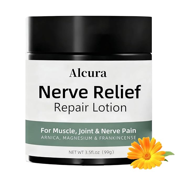 Nerve Cream, Nerve Cream with Calendula, Magnesium, Daily Nourishment for Health, suitable for use on body parts - 3.5FLOZ