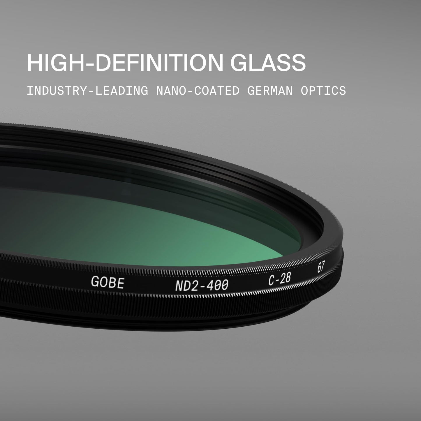 Gobe 55Mm Nd2-400 Variable Nd Lens Filter (Pro)
