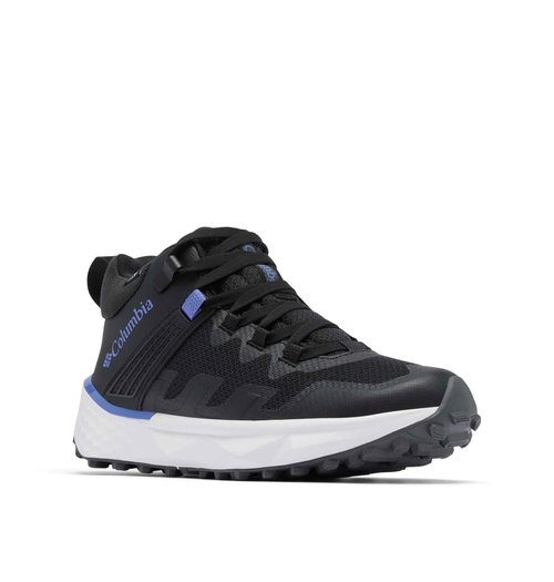 Columbia Womens Facet 75 Mid Outdry Waterproof Hiking Shoe, Black/African Violet, 10.5