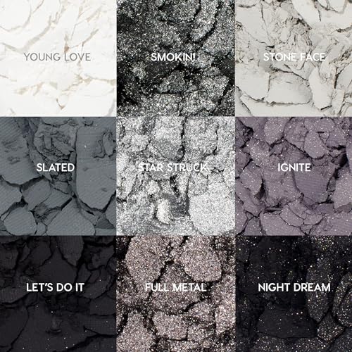 ColourPop Blowin' Smoke Eyeshadow Palette - Silver & Smokey Eye Eyeshadow Palette with Metallic & Matte Finishes - High-Pi...