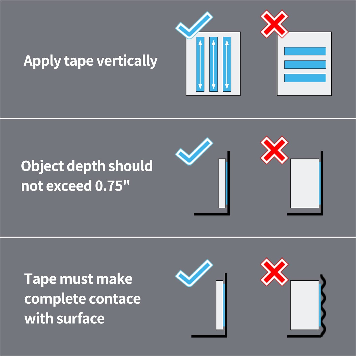 Art3d 2 Tomes, 3 m, Super Strong Double Sided Nano Tape Removable, Reusable, Washable