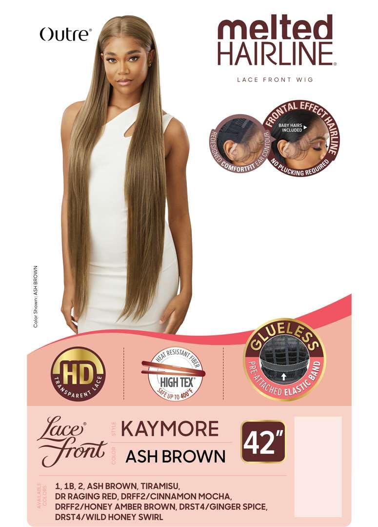Outre Lace Front Wig - Melted Hairline - Kaymore (DARK BROWN 2)