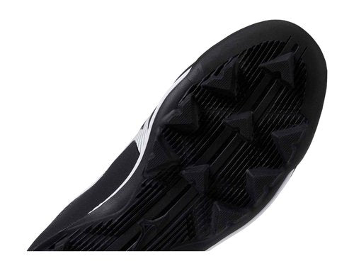 Mizuno Men's Wave Lightrevo Baseball Shoe, Black-White, 9.5