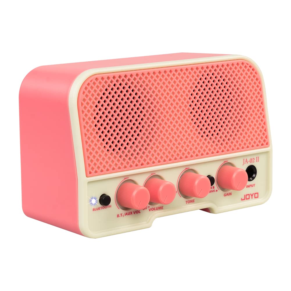 JOYO 5W Mini Practice Guitar Combo Amp Rechargeable Small Guitar Headphone Amplifier Clean Overdrive Two Channels with Bluetooth