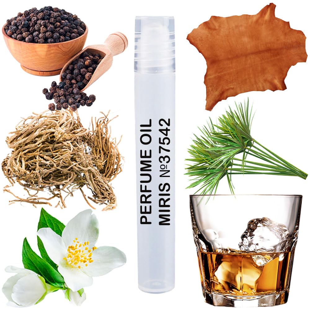MIRIS No. 37542, Inspired by Dark Lord, Long-Lasting Perfume Oil for Men Roll-On, Rollerball 0.34 Fl Oz / 10 ml