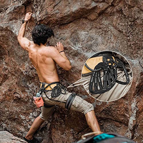 BEIFENG 25KN Auto Locking Carabiner - UIAA Certified Heavy Duty Climbing Carabiners for Rock Climbing, Camping, Rappellin...