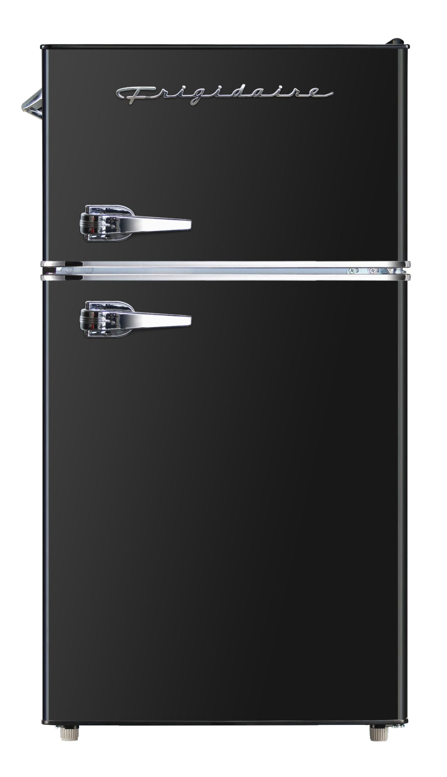 Frigidaire Retro Mini Fridge with Freezer & Side Bottle Opener-Small 2 Door Refrigerator for Office Bar or College Dorm Room-3.2 Cu Ft – 19"" D x 20.5" W x 33.5" H (Onyx)