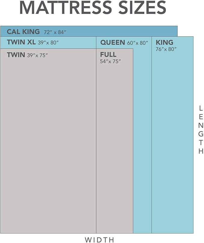 Cool Gel 8 Inch California King Memory Foam Mattress Medium Firm, King Size Memory Foam Mattress Cooling, Made in the USA, 8" Depth with Pressure Relief, CertiPUR-US Certified, CoolGel Bed