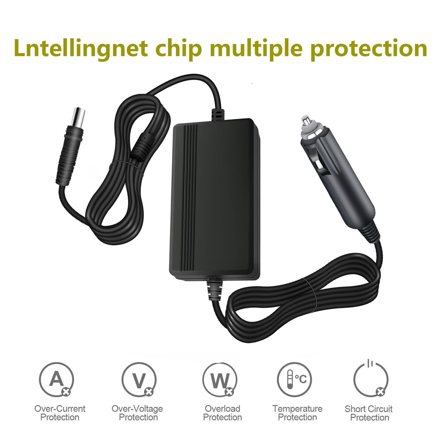 90W DC Adapter Car Charger for Resmed S10 Series,CPAP ResMed Airsense 10 S10 AirCurve 10 Series Resmed S10 370001 37297 Rockpals 300W/500W Vehicle Power Supply Charger
