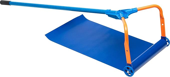 Avalanche! AVA750, Easy and Quick Snow Roof Rake for Snow Removal, Heavy-Duty Slide, Cut and Tear Resistant, Built-in Wheels Prevent Damage, Made in The USA, AVA750