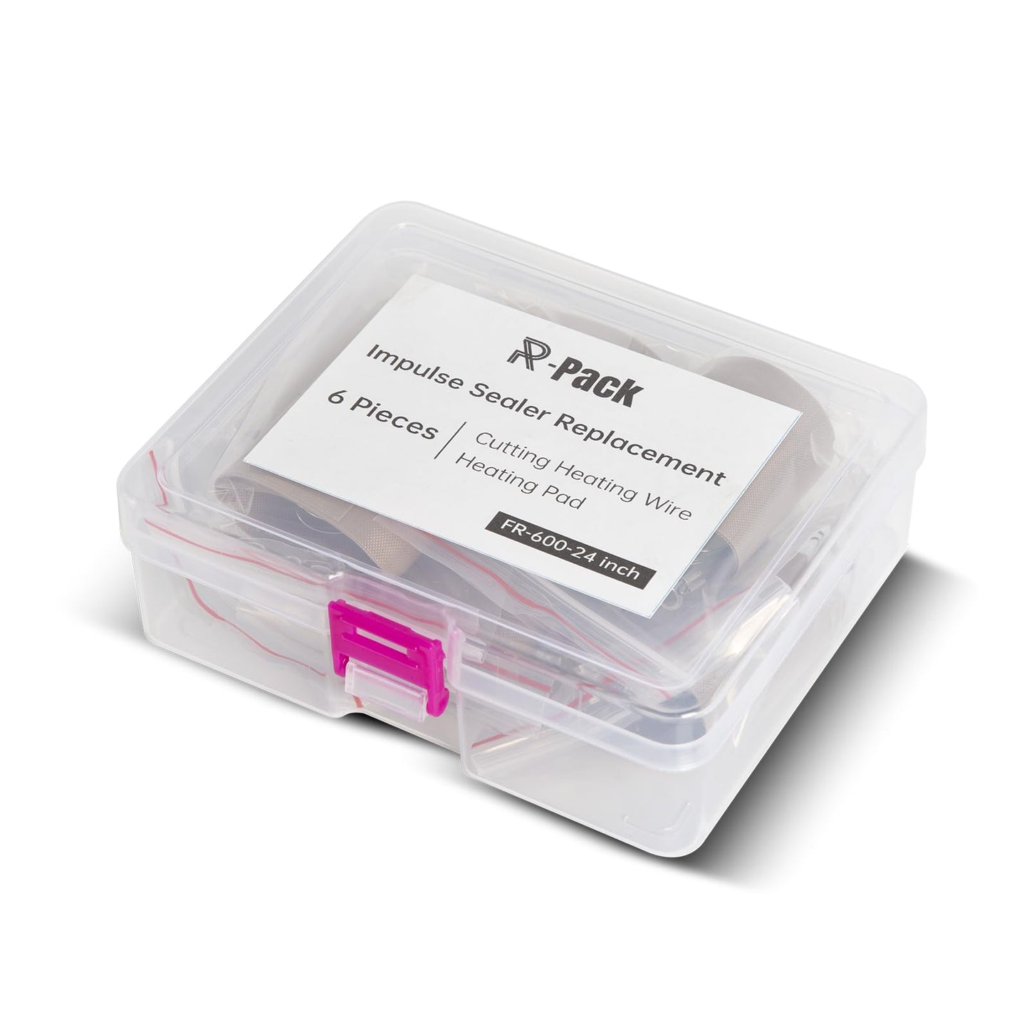 R-PACK Impulse Sealer Heat Wire Element Strip - 24in heated cutting wire Replacement Heating Wires for Sealing Machines