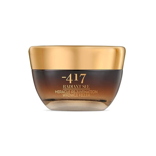'-417 Dead Sea Cosmetics Miracle Rejuvenation Wrinkle Filler With Jojoba Oil & Collagen for Instant Visible Lifting and Smoothing - 100% Vegan