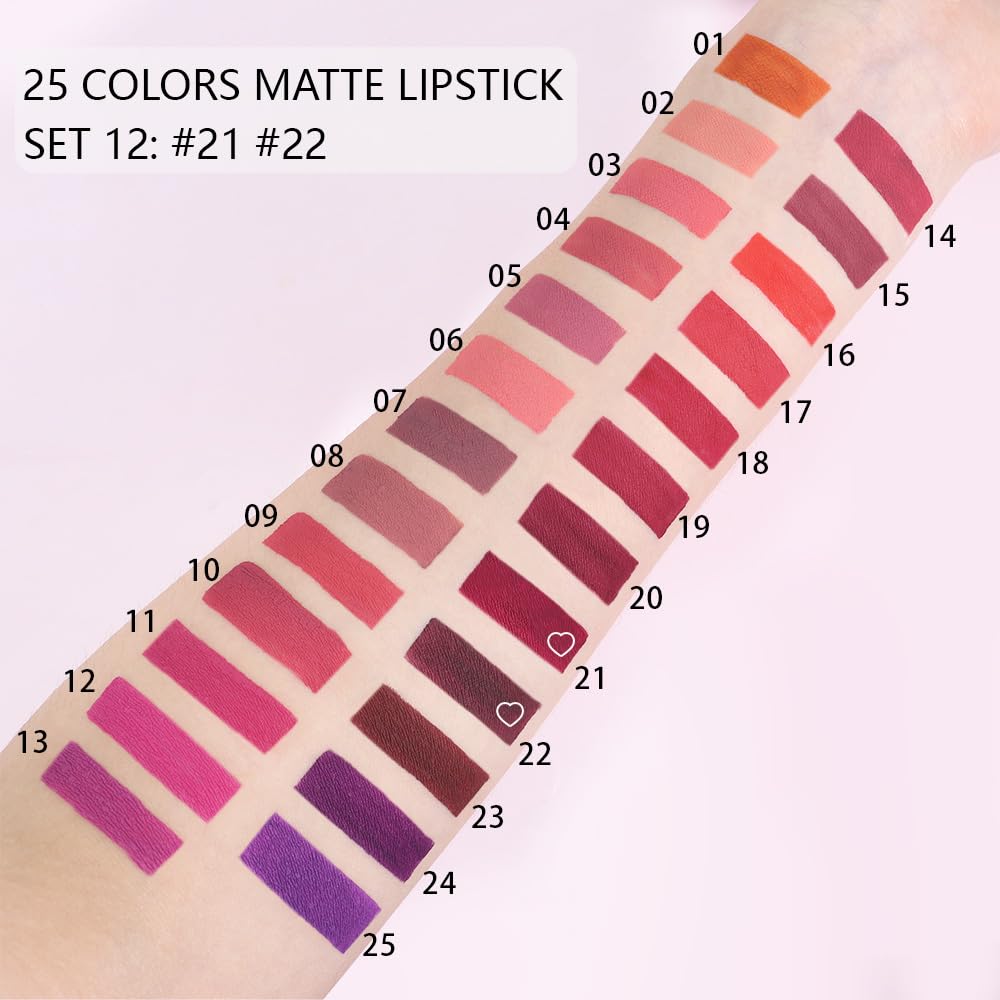 BINGBRUSH Super Matte Longwear No-Budge Stay On Smudge Proof Liquid Lipstick Long Lasting Makeup for Women,Highly Pigmented Color and Instant Shine, Cheeky