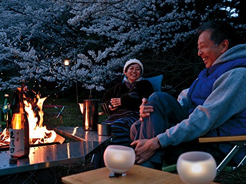 Snow Peak's Hozuki Lantern, Bark, ES-070BR, Made in Japan, Lifetime Product Guarantee, Lightweight, Compact for Camping or...
