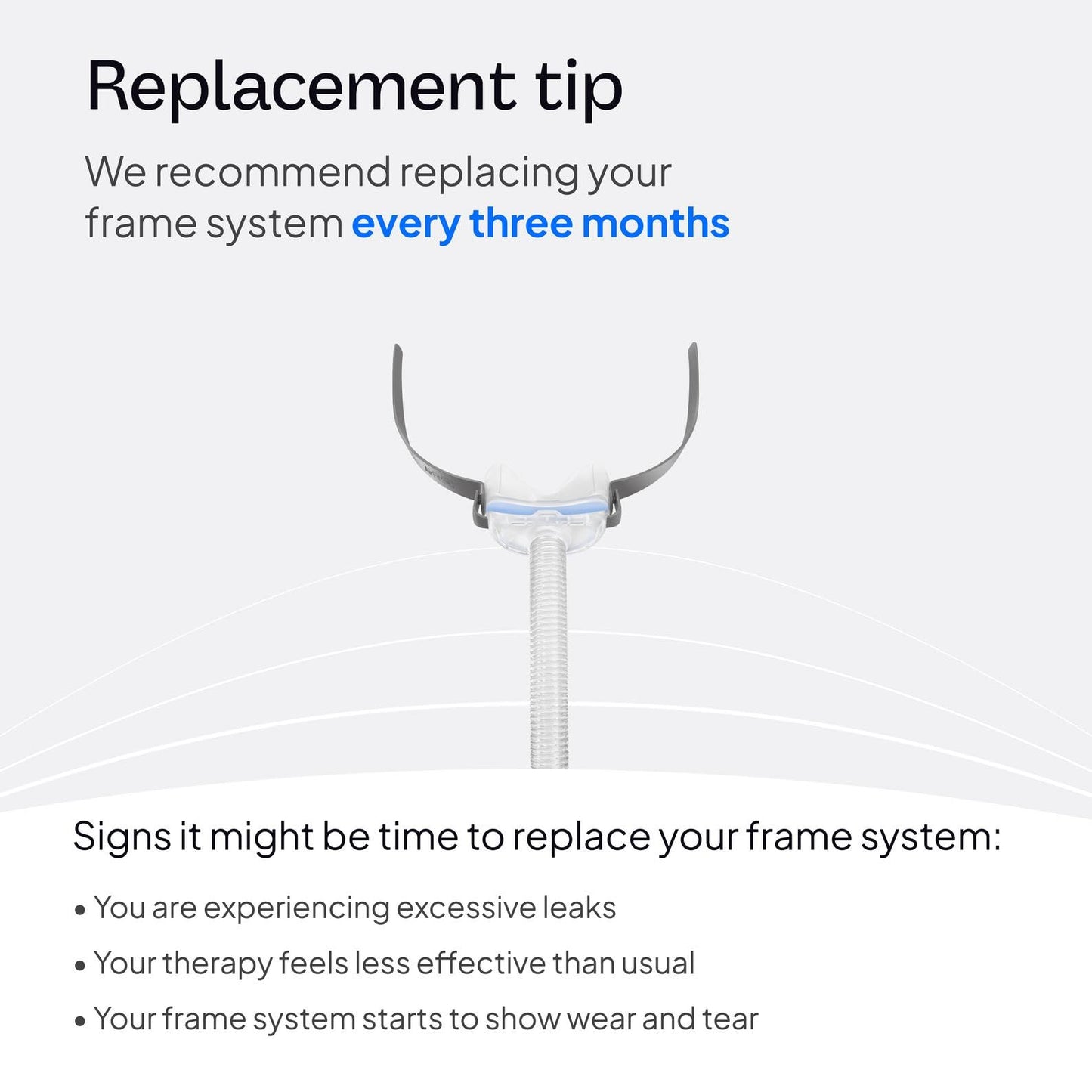 ResMed AirFit N30 Frame System - For Nasal CPAP Mask - Replacement CPAP Accessories - Without Headgear - Medium
